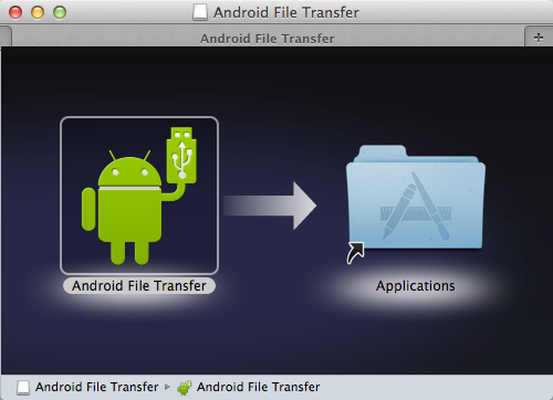 Android File TransferをMacにインストール