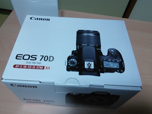 Canon EOS 70D 外箱