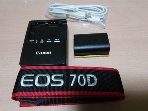 Canon EOS 70D 本体 付属品