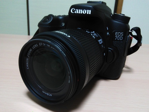 Canon EOS 70D レンズ装着！